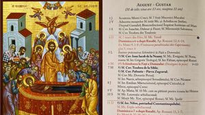 colaj, calendar ortodox august, icoana adormirii maicii domnului