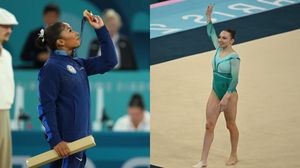 Jordan Chiles și Ana Maria Bărbosu