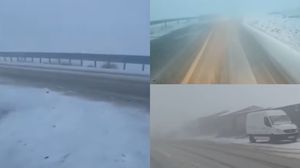 Prima ninsoare pe Transalpina