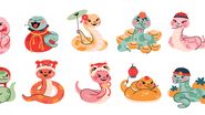 ilustratie sarpe zodiac chinezesc