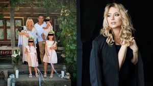 Laura Cosoi, alături de familia sa 