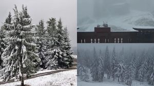 Prima ninsoare în zonele montane