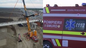 Explozie pe șantierul autostrăzii A7