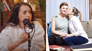 Larisa Iordache și mama sa