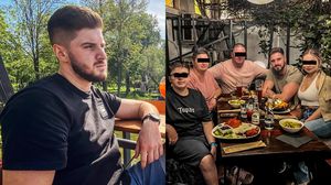 Jandarmul împușcat mortal și familia lui