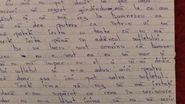 Intr-una din scrisori, puscariasul scrie ca Erika i-a salvat sufletul