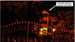 Vila familiei, de la mansarda careia s-a sinucis femeia (foto: Vremea Noua)