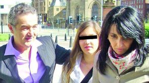 Aexandra, alaturi de parinti: Gigi Becali si Luminita Becali