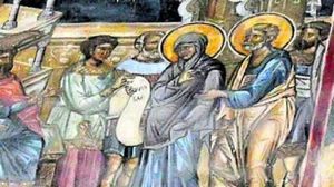 Fresca se gaseste la Biserica Sfantul Nicolae Domnesc, din Curtea de Arges