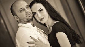 Ei sunt parintii spirituali ai micutului Luca