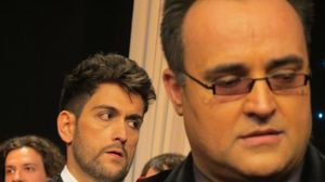 Cristian Faur (prim plan), alaturi de Cezar Ouatu