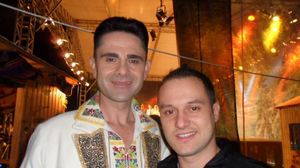 Aurelian Preda, in urma cu cativa ani, alaturi de Sebastian Comaneci