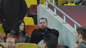 Tabara si sotia, spectatori de lux pe National Arena