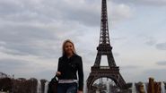Dupa o luna si jumatate in America, Denisa a sustinut cateva concerte la Paris si n-a putut sa stea departe de Turnul Eiffel