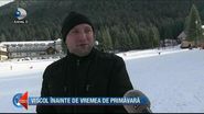 A nins abundent la munte, dar vremea se va schimba radical