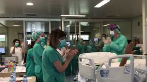 Clipe emoționante pentru un român din Spania, vindecat de coronavirus