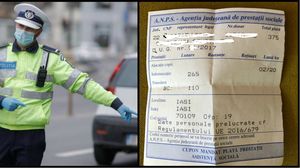 Constantin, un bărbat cu pensie de handicap, amendat cu 5.000 de lei