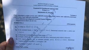 Cu ce s-au confruntat absolvenții la examenul maturității, proba obligatorie profilului