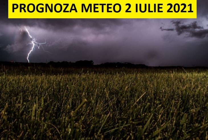 Prognoza meteo ANM pentru VINERI, 2 iulie 2021. Meteorologii anunta vreme instabila cu ploi torentiale si vijelii in aproape toata tara! - Vimarsana News
