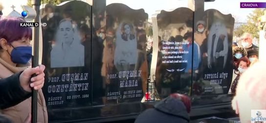 Imaginile durerii la înmormântarea lui Petrică Mîțu Stoian-Foto