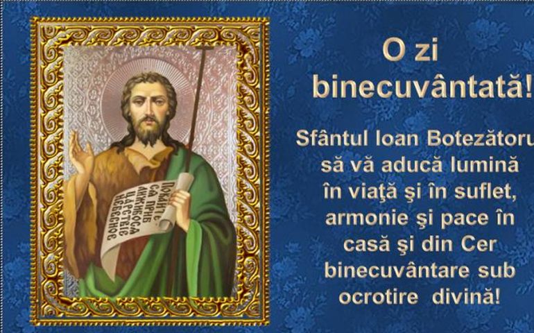 Mesaje de Nașterea Sf. Ioan Botezătorul 2023: Imagini creștine pentru
