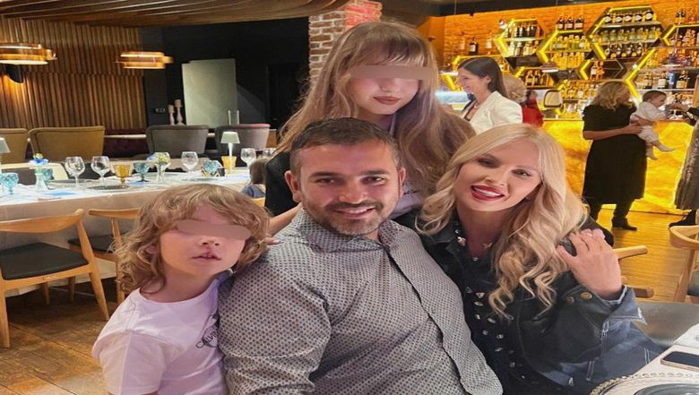 andreea bănică, lucian mitrea și cei doi copii