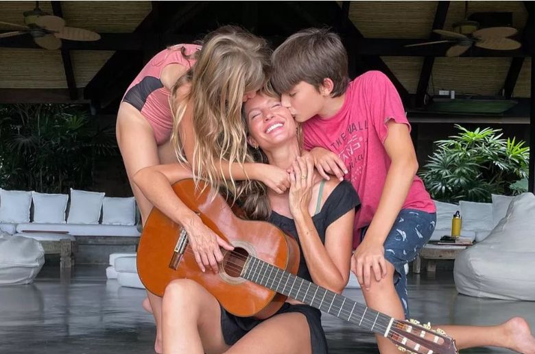 Gisele Bundchen și copiii ei