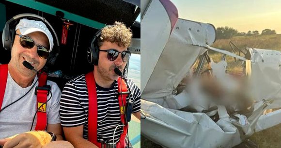 Bărbați morți accident aviatic Tulcea