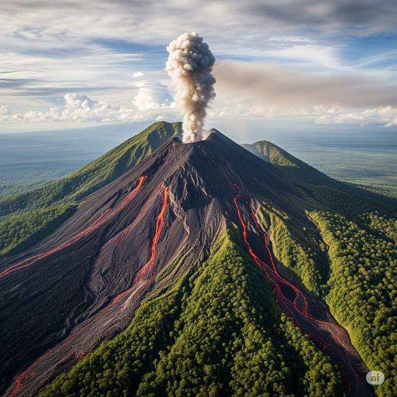 Vulcanii sunt deschideri naturale în scoarța terestră care aruncă magmă topită, gaze toxice și cenușă.