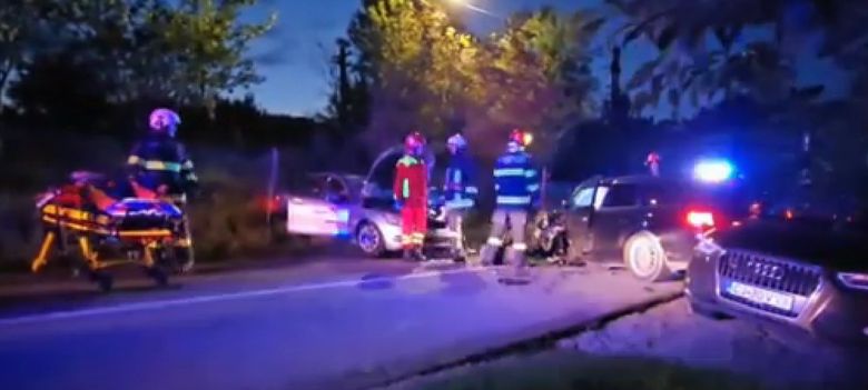 Victimele au fost transportate la spital accident cluj