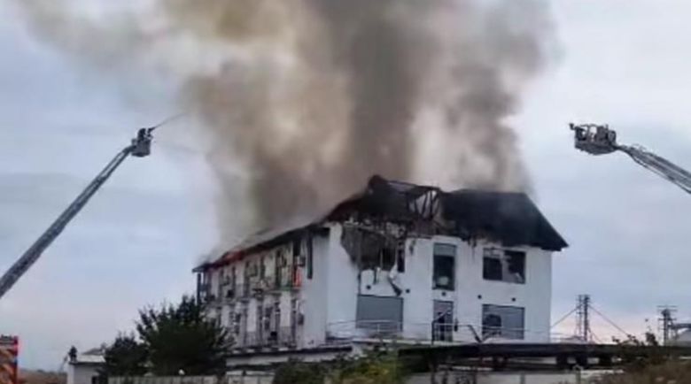 Incendiu hotel