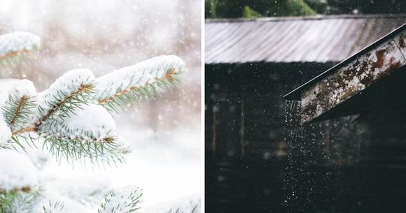 colaj ninsoare ploaie