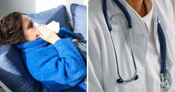 colaj femeie racita-medic