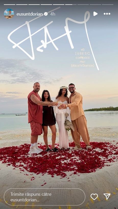 dorian popa nunta maldive