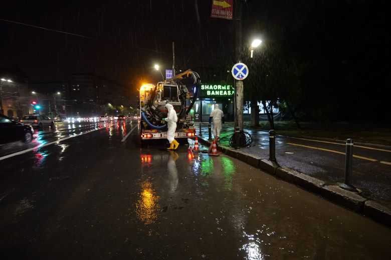 Inundații în Capitală