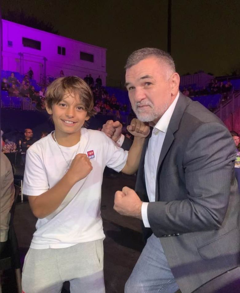 Leonard Doroftei cu Arturo Gatti Jr.