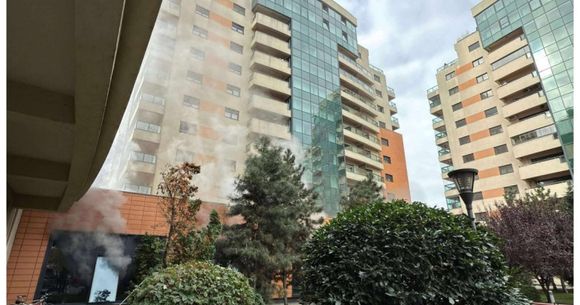 Incendiu la subsolul unui hotel din București