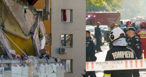 Explozie la un bloc din București