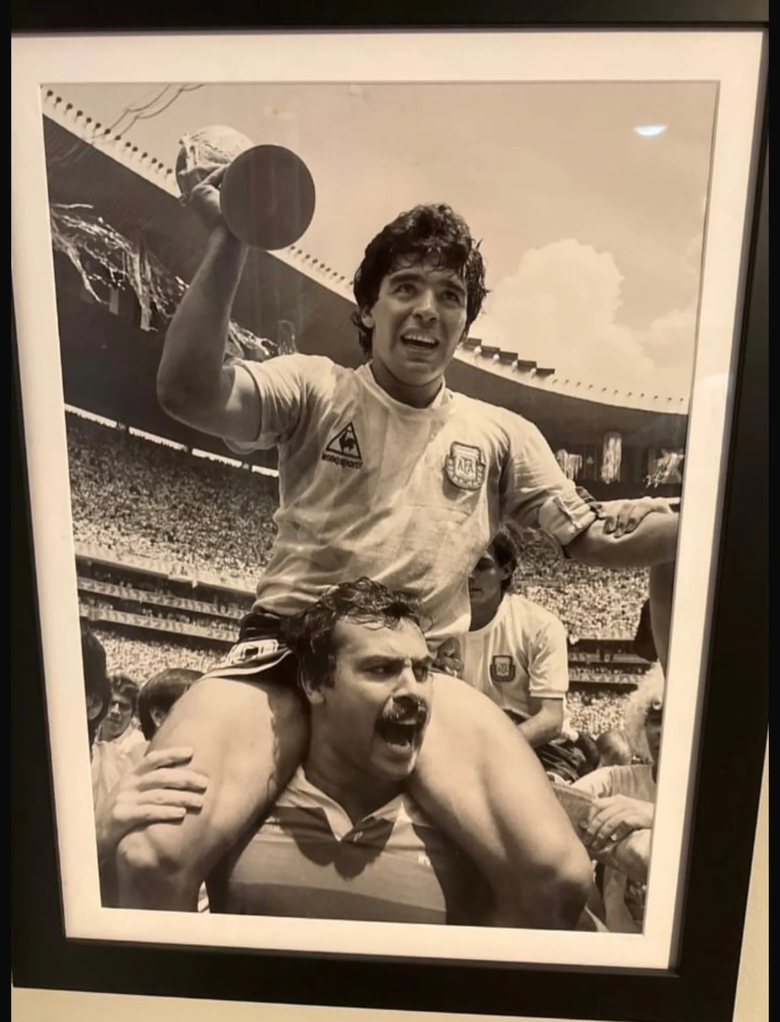 Roberto Cejas și Diego Armando Maradona