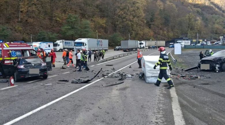 Accident rutier pe Valea Oltului. Accident