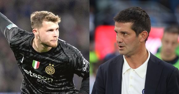 Josep Martinez și Cristi Chivu.  Jose Martinez și Cristi Chivu