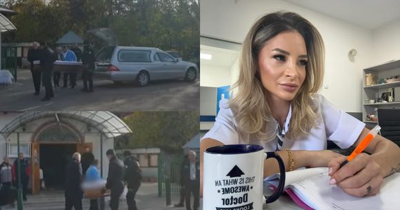 Primele imagini cu sicriul Ștefaniei Szabo.  Ștefania Szabo