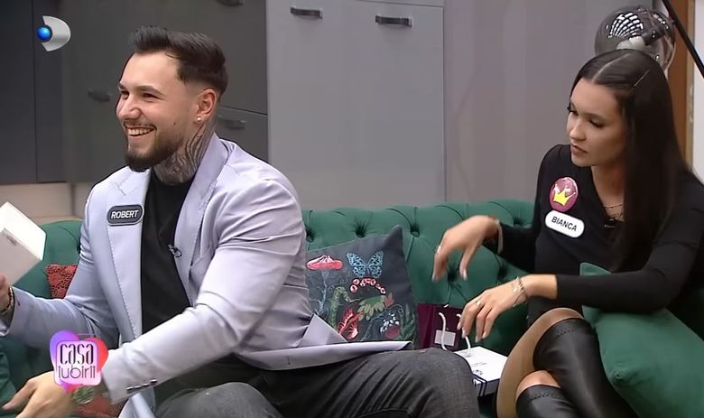 Robert a fost foarte încântat de cadoul Liei  robert si bianca casa iubirii