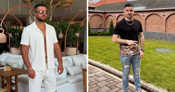 Culiță Sterp și Cosmin Isăilă, fostul iubit al lui Carmen de la Sălciua  colaj Culiță Sterp și Cosmin Isăilă