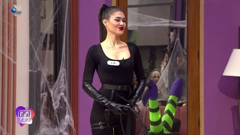 Lia s-a costumat în Femeia Pisică  lia casa iubirii catwoman