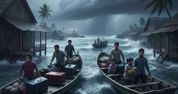 Comunitățile din întreaga lume se confruntă cu presiuni migratorii tot mai mari, pe măsură ce creșterea nivelului mărilor amenință locuințele