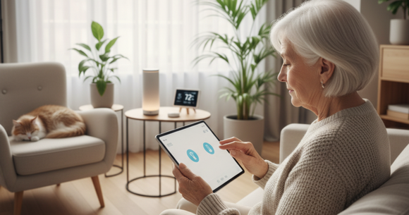 Casele inteligente oferă integrarea inteligentă a tehnologiei pentru a spori confortul, siguranța și independența persoanelor în vârstă.