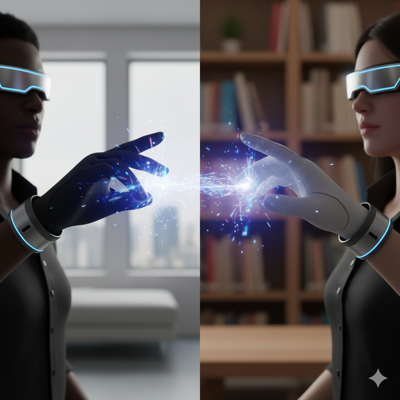 Internetul evoluează de la interacțiunea vizuală și auditivă la includerea simțurilor, redefinind modul în care atingem și simțim lumea digitală.