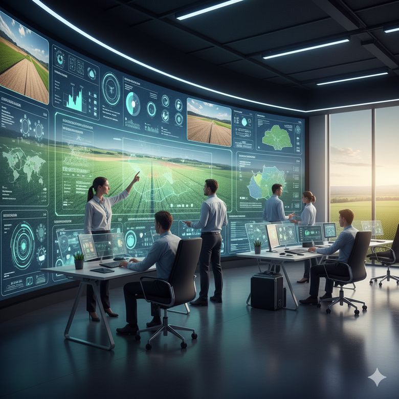 Agricultură digitală folosește inteligența artificială pentru a revoluționa eficiența și sustenabilitatea agriculturii prin informații precise despre