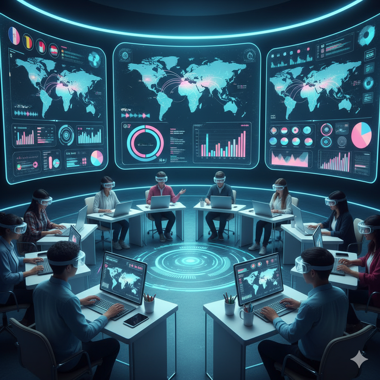 În lumea modernă cu schimbări dinamice, implementarea inteligenței artificiale (AI Shikkhoks) și a sălilor de clasă online va reprezenta o revoluție.